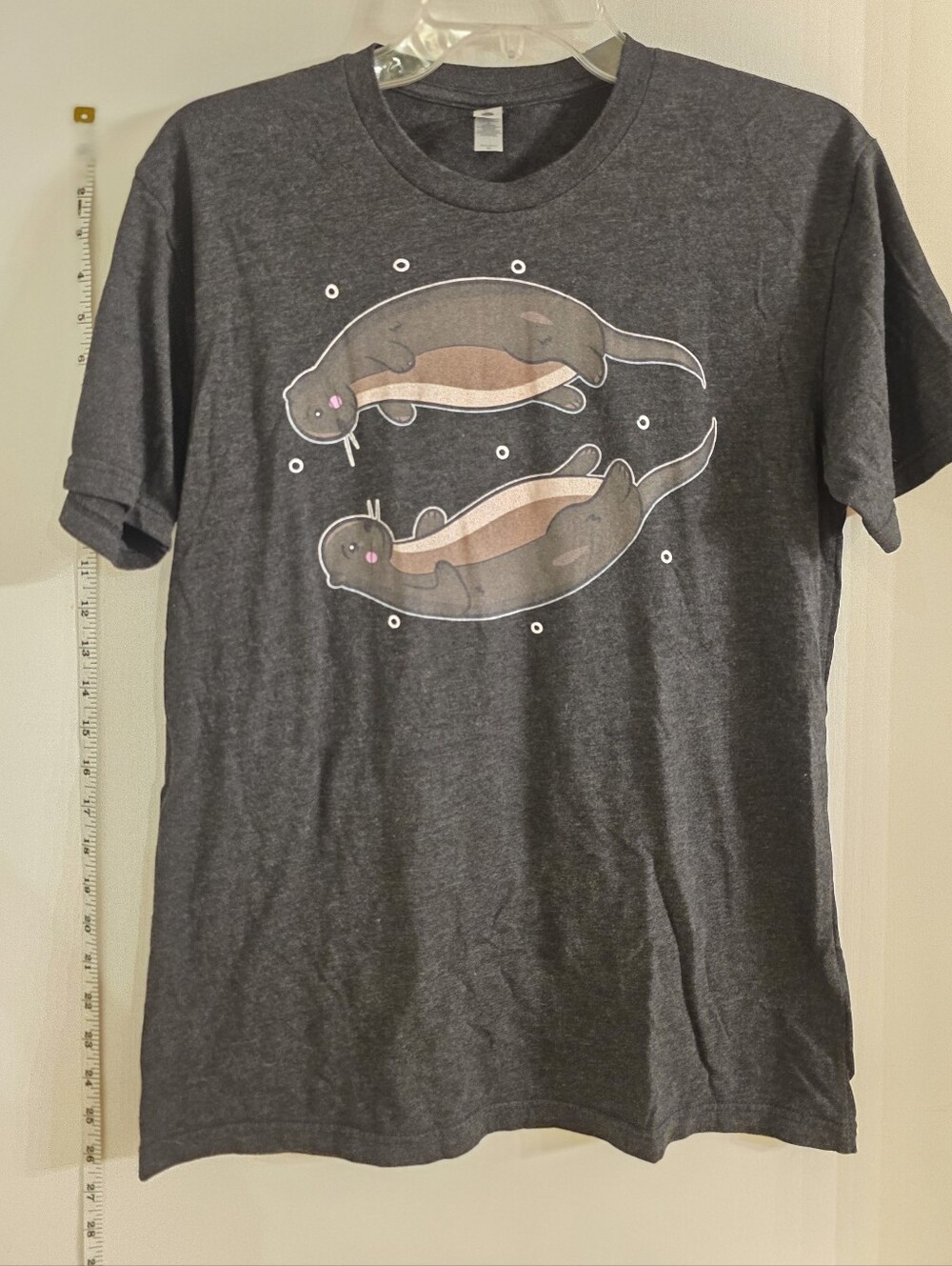Next Level Apparel Dark Gray Otter Graphic Tee